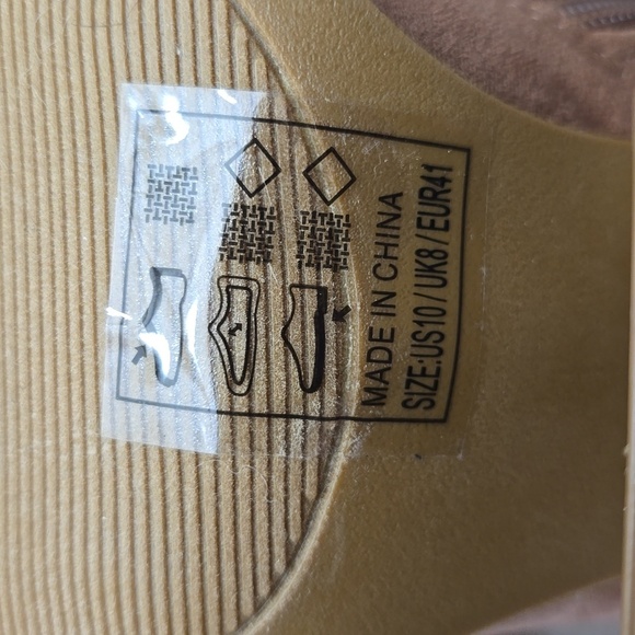 QUPID Womens Sz 10 Booties Square Toe 4" Heel New - Picture 7 of 8